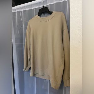 Lululemon Tan Steady State Crewneck | Size 4 GOOD CONDITION